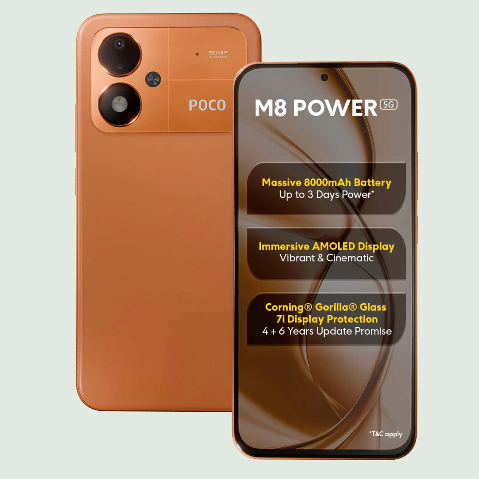 POCO M8 Power 5G price in India and design